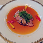 割烹 小門 - 地鶏たたき