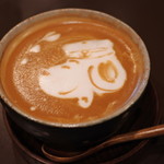 うさぎとぼく - なんと！店主さんがカフェラテにスヌーピー・ぬぬちゃんを描いて下さいました～