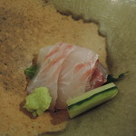 蕎麦 坐忘 - 鯛の昆布〆