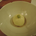 蕎麦 坐忘 - 前菜三種・アスパラ豆腐