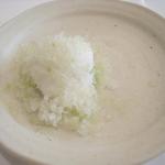 シック プッテートル - キウイと実山椒のグラニテ？