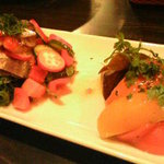 Dining Bar Hoteiya - アジのマリネと野菜のマリネ