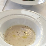 ポピーノ - 玉ねぎの冷製スープ・野菜たっぷり温スープ