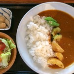 TSURUYA - 今週のカレー(辛口)。