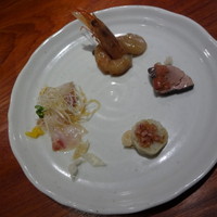 魚China YO - シェフお勧めのディナーコース　前菜