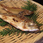 炭平 - 朝食　炭火で焼いちゃいました