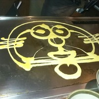 ステーキハウス ケルン アネックス - 溶き卵でドラえもんを描いてくれました