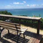 カフェくるくま - カバンだけがこの絶景を独占。