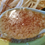 江川亭 - 中華麺６００円（スープ）