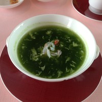 広東料理 センス - たらば蟹とほうれん草のスープ