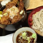 Komoro Soba Okachimachiten - 穴子海老天丼