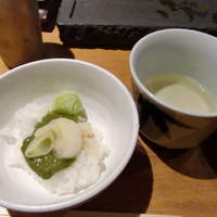 焼鳥 市松 - 下仁田葱ごはん。一番おいしかったなぁ。