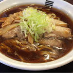 烈火 - 四種の魚介醤油ラーメン  450円