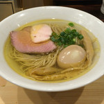 自家製麺 竜葵 - 塩そば＋味玉