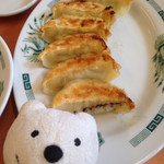 日高屋 - 餃子 Pan Fried Gyoza Dumplings at Hidakaya, JR Shin-sugita！♪☆(*^o^*)