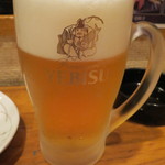 もつ焼 銀 - 生ビール