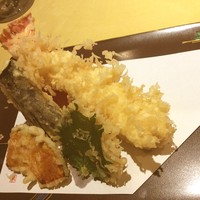 中納言 大阪駅前第3ビル店 - 伊勢海老の１本揚げ天麩羅