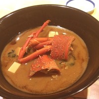 中納言 大阪駅前第3ビル店 - 伊勢海老のお味噌汁