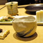 つきじ 文化人 - センスの良い酒器