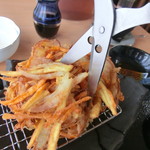 餐粉の励 - ハサミでざくざくっ!!!!