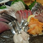 魚嵐土 - 刺身盛り（3～4人前）　2,400円