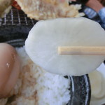 餐粉の励 - この沢庵も美味しいんだって!!!!!!　（ＴＴ）