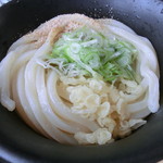 餐粉の励 - 『ランチ定食（中）』650円。うどんは「冷やし」で!!!!