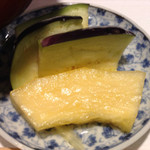 カハラ - 香の物。水ナスとそうめん南瓜。