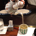 カハラ - 蕎麦湯。