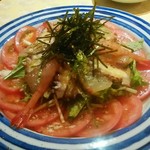 喰いもの屋やそはち - 海の幸サラダ　h28.7.13撮影