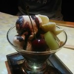 喰いもの屋やそはち - チョコパフェ　h28.7.13撮影