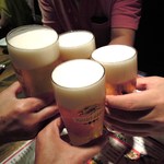 パシオン・エ・ナチュール - 先ずはビールで乾杯！