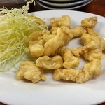 流川 餃子センター - 白肉天ぷらハーフ