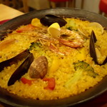 魚介のパエリア