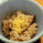 そば処 紫葉庵 - 【2016.7.15(金)】セットの炊き込み御飯
