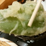 そば処 紫葉庵 - 【2016.7.15(金)】ピーマンの天ぷら