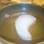 緒方 - 冬瓜のお椀、月見に見立てて。