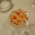 銀座 レストラン オザミ - ブラッターチーズと苺