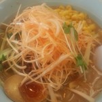 Kuruma Ya Ramen - 冷やしネギ味噌ラーメンです、夏にぴったりのメニューです。