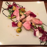 中津イタリアバール チッチョ - 薩摩ポークのじっくりロースト すだち香るマハサラ酒のソース