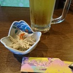 覇王樹 - ちょい飲みセットのお通し