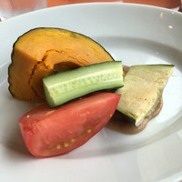 トラットリア グランボッカ - 前菜の野菜のアンチョビソース