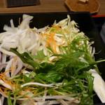 和食・鍋 しゃぶしゃぶ清水 - 特選牛しゃぶランチ・野菜盛り