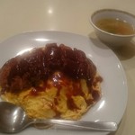 王さん - 中華風カツ焼き飯  850円