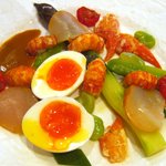 メゾン ドゥ アッシュ - (08/6)紫アスパラガスエクルヴィスとこだわり卵の取り合わせ