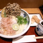 悠讃 - 舞茸天ぷらぶっかけ（ちくわ天ぷら）