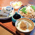 茶寮 三日月とうさぎ - ぶっかけおろしそばランチ