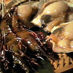 炭の家 - ホタテと車海老