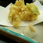 栄寿司 - 雲子（鱈白子） 天ぷら