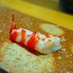 鮨 土方 - 【2016.6】海老の尻尾